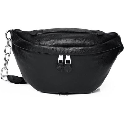 RMENST Fanny Packs for Women, Waist Pack with Adjustable Strap, Leather Waist Pack for Outdoors,Traveling,Running,Hiking