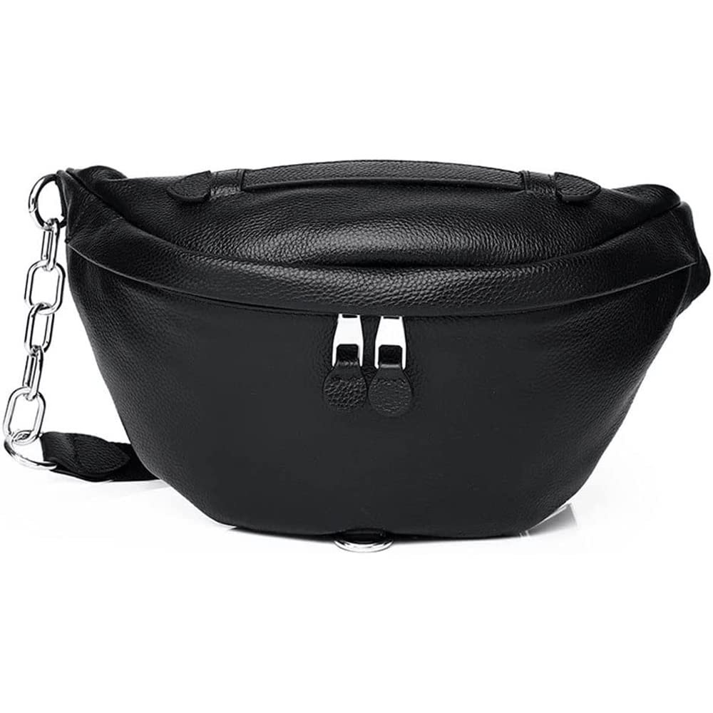 RMENST Fanny Packs for Women, Waist Pack with Adjustable Strap, Leather Waist Pack for Outdoors,Traveling,Running,Hiking