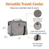 Amazon Basics Reusable Insulated Soft Cooler Bag, 50 Can Capacity, Gray view 3