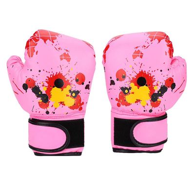 Tomotato Kids Boxing Gloves Baby Girls Boys Children Punching Gloves Boxing Gloves Punch Training Kids Fight Mitts for Age 6-15 Years(Pink)