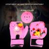 Tomotato Kids Boxing Gloves Baby Girls Boys Children Punching Gloves Boxing Gloves Punch Training Kids Fight Mitts for Age 6-15 Years(Pink) view 3