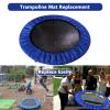 UVCMDUI Mini Trampoline Spring Cover for Adults, Indoor Workout Trampoline Mat Replacement for Adults Fitness, 800D Tear-Resistant Oxford Cloth, Thickened Shock Absorbent Safety Pad,Blue,38inch 96cm view 2