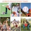 Deekin 12 Pcs Assorted Sport Ball Set for Youth Adult Official Size Basketball Football Volleyball Soccer Baseball Playground Ball with Bag and Pump Gifts Back to School(Classic,Adult Youth) view 4