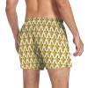 Aflyko Fat Tuesday Novelty Boxer Shorts Fleur De Lis Cute Gold Relaxed Fit Boxers Mardi Gras Men's Underwear, XXL view 2