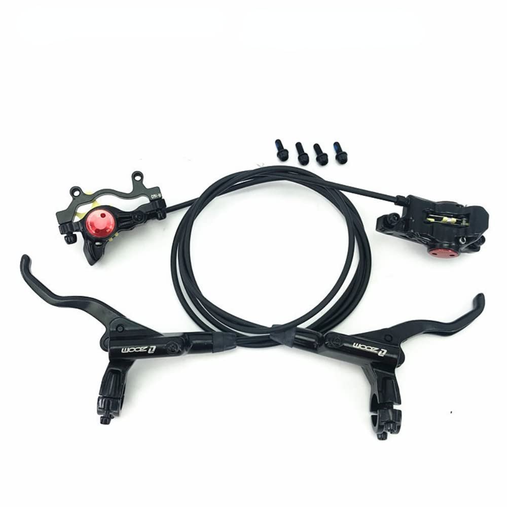 Zoom HB-875 Oil Brake Bicycle Disc Brake Set Mountain Bike Accessories Hydraulic Brake Bicycle CalipersFront & Rear 800mm/1400mm  (Black)