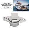 Marine Drain Plug Stainless Steel Boat Drain Plug Kit Oval Garboard Transom Boat Plug with Waterproof Seal Ring for 1 1/4In Diameter Hole view 2