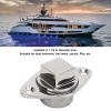Marine Drain Plug Stainless Steel Boat Drain Plug Kit Oval Garboard Transom Boat Plug with Waterproof Seal Ring for 1 1/4In Diameter Hole view 4