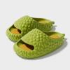 CEINOM Funny Durian Slippers for Women Quick Drying Bathroom Gym Slippers Soft Sole Open Toe House Slides for Women Men (13,Yellow,14) view 3