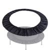 Mini Trampoline Mat Replacement for Adults Fitness, Exercise Trampoline Spring Cover, 800D 3 Layer Oxford Cloth Trampoline Padding Replacement, Shock Absorbent &Tear-Resistant ,Black,122cm 48inch view 1