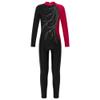 Linjinx Kids Girls One Piece Shiny Long Sleeve Gymnastics Leotard Unitard Jumpsuit Full Body Skating Romper Bodysuit Burgundy A 16 Years view 1