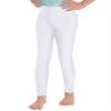 JEATHA Youth Girls' Athletic Dance Leggings Kids Solid Compression Pants Running Active Yoga Tights White 8 Years view 1