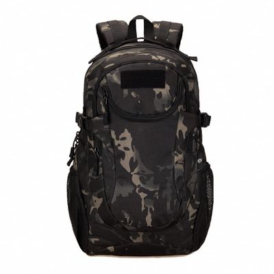 UNISTRENGH 25L Backpack Military Tactical Daypack Water-resistance Assault Gear Rucksack for Hunting Trekking Travelling (Black scorpion Camo)