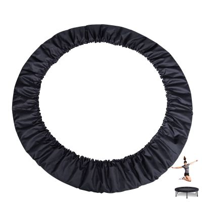 Mini Trampoline Spring Cover for Adults Fitness, Exercise Trampoline Mat Replacement for Adults, 800D 3 Layer Thickened Tear-Resistant Oxford Cloth Trampoline Parts Replacement Pad,Black,96cm 38inch