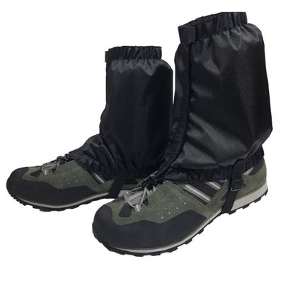 Chemlliy Hiking Leg Gaiters Lightweight Adjustable Ankle Gaiters Rain Snow Boot Gators Waterproof Low Shoe Gaiters for Hiking, Hunting, Climbing