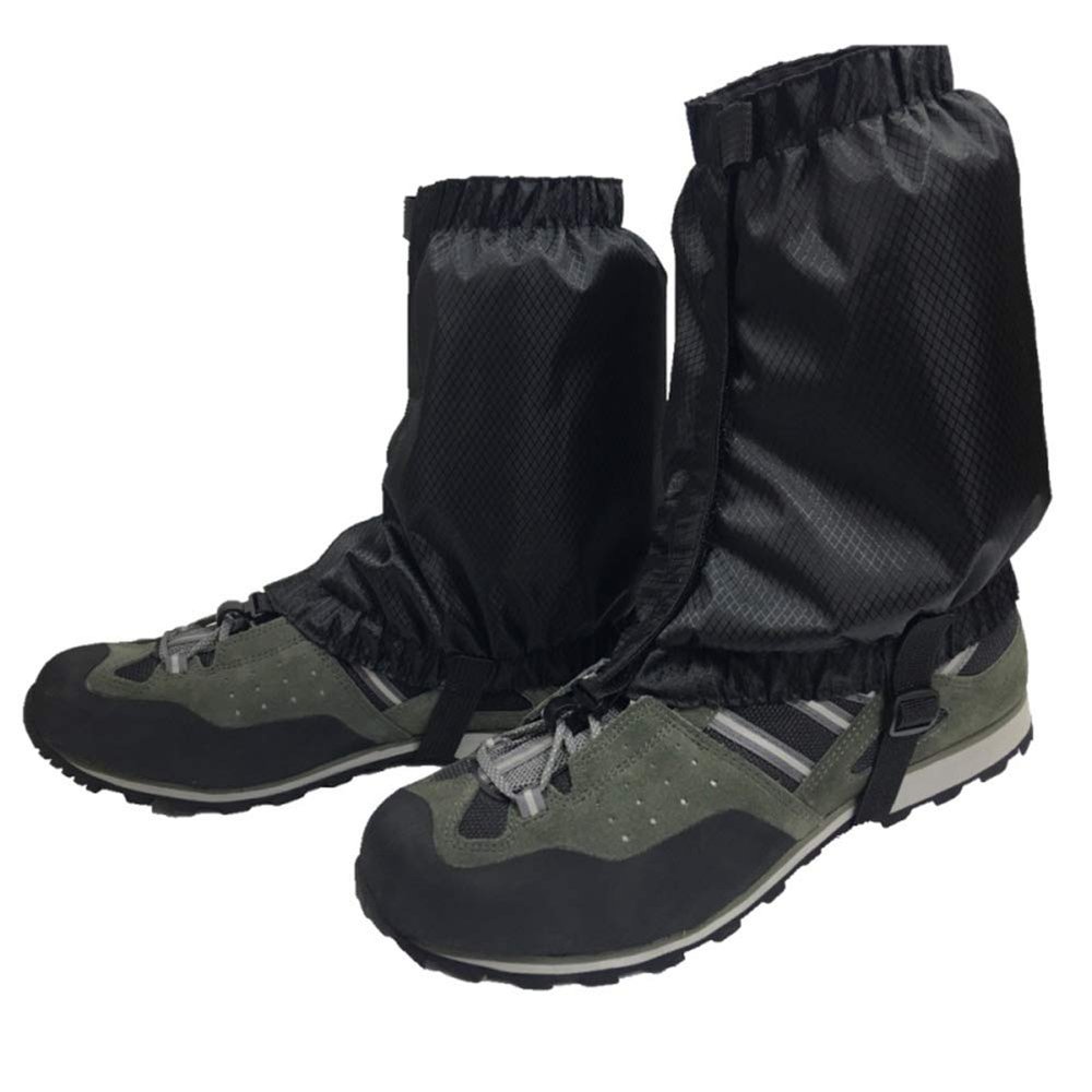 Chemlliy Hiking Leg Gaiters Lightweight Adjustable Ankle Gaiters Rain Snow Boot Gators Waterproof Low Shoe Gaiters for Hiking, Hunting, Climbing