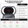 EZshoot Red Green Dot Gun Sight Scope Reflex Sight, 4 Adjustable Reticles Holographic Optic Grey with 20mm Rail Mount view 2