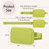 VOROLO Fanny Pack For Women And Men Crossbody Bag Belt Bag with Adjustable Strap Graduation Gifts Grass Green view 2