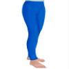 JEATHA Youth Girls' Athletic Dance Leggings Kids Solid Compression Pants Running Active Yoga Tights Royal Blue 10 Years view 2