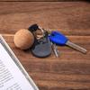Floating Keyring Wooden Balls Key Hoop fl-Oat Keyring Wooden Cork Keyring, Buoyant Cork Keychain, fl-Oat Sailing Boat Canoe Water Sports Accessories, Very Practical and Popular(1 4in)(Black) view 3