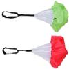 2 Pack 43 Inch Kids Junior Drag Chute Running Speed Power Training Parachute (Red + Green) view 1