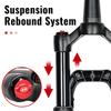 NANLIO Bicycle Suspension 26/27.5/29 inch Air Fork Rebound Adjustment MTB Straight RL/LO Mountain Fork for Bike QR 100x9MM (MATE-26Straight-remote) view 3