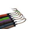 FISHSCALE GAFF Co. Deckhand-Style Calcutta Bamboo Fish Gaff w/Turkshead Sailor Knots in 3',4',5',6' (Fish Machine Orange/Black with Smoked Steel Hook, 4ft (122cm)) view 3