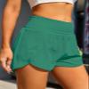 BMJL Women's Athletic Shorts High Waisted Running Short Pocket 2.5" Sporty Shorts Gym Elastic Workout Shorts(M,Green09) view 2