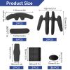 Helmet Padding Kit, Universal Foam Pads Set Bicycle Replacement Foam Pads Bicycle Padding Cushions Mats for Bike Motorcycle Cycling Helmet Accessories view 4