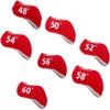 Golf Iron Head Cover Club Heads Protector Wedge Headcovers with Clear Window for Left or Right Handed Clubs 1pcs (60 Degree Red) view 4