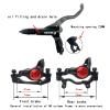 Zoom HB-875 Oil Brake Bicycle Disc Brake Set Mountain Bike Accessories Hydraulic Brake Bicycle CalipersFront & Rear 800mm/1400mm  (Red) view 3
