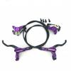 Zoom HB-875 Oil Brake Bicycle Disc Brake Set Mountain Bike Accessories Hydraulic Brake Bicycle CalipersFront & Rear 800mm/1400mm  (Purple) view 1