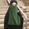 SYANKANGXIAO Women's Half Niqab Veil for Muslim Islamic Face Cover Burqa Khimar view 3