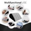 Prosixtoy Portable Wedge Pillow Inflatable Cushion - Body Positioners Lightweight Wedge Pillow for Sleeping, Leg Elevation, Use in Bed, Travel, Camping, Fast Inflating Deflation(Gray) (SE903-var) view 4