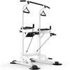Dip Stand Home Multi Gym Multifunctional Barbell Rack Adjustable Squat Rack Push Up Grips Full Body Workout Home Gym Power Tower White Bench Press Shelf Adjustable Height 130~230cm Unisex Load 350kg view 1