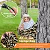 Outdoor Camping Hammock Leopard Print Camouflage Color Double Single Hammocks with 2 Tree Straps, Lightweight Portable Yet Heavy Duty Nylon Hammocks Travel, Beach, Backyard, Patio, Hiking view 3