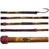 FISHSCALE GAFF Co. Deckhand-Style Calcutta Bamboo Fish Gaff w/Turkshead Sailor Knots in 3',4',5',6' (Slay Stick Pink/Black with Hot Pink Hook, 3ft (91cm)) view 1