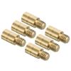 PATIKIL 1.5g Copper Dart Weight Add Accentuator 6 Pcs 8.5mm Length 2BA Thread Darts Weight Adjuster Dart Accessories Gold view 1