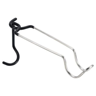 PATIKIL Camping Hook Hanger, Tent Accessories Camping Lantern Non-Slip Lamp Pole Hanger for Outdoor Hiking, Black