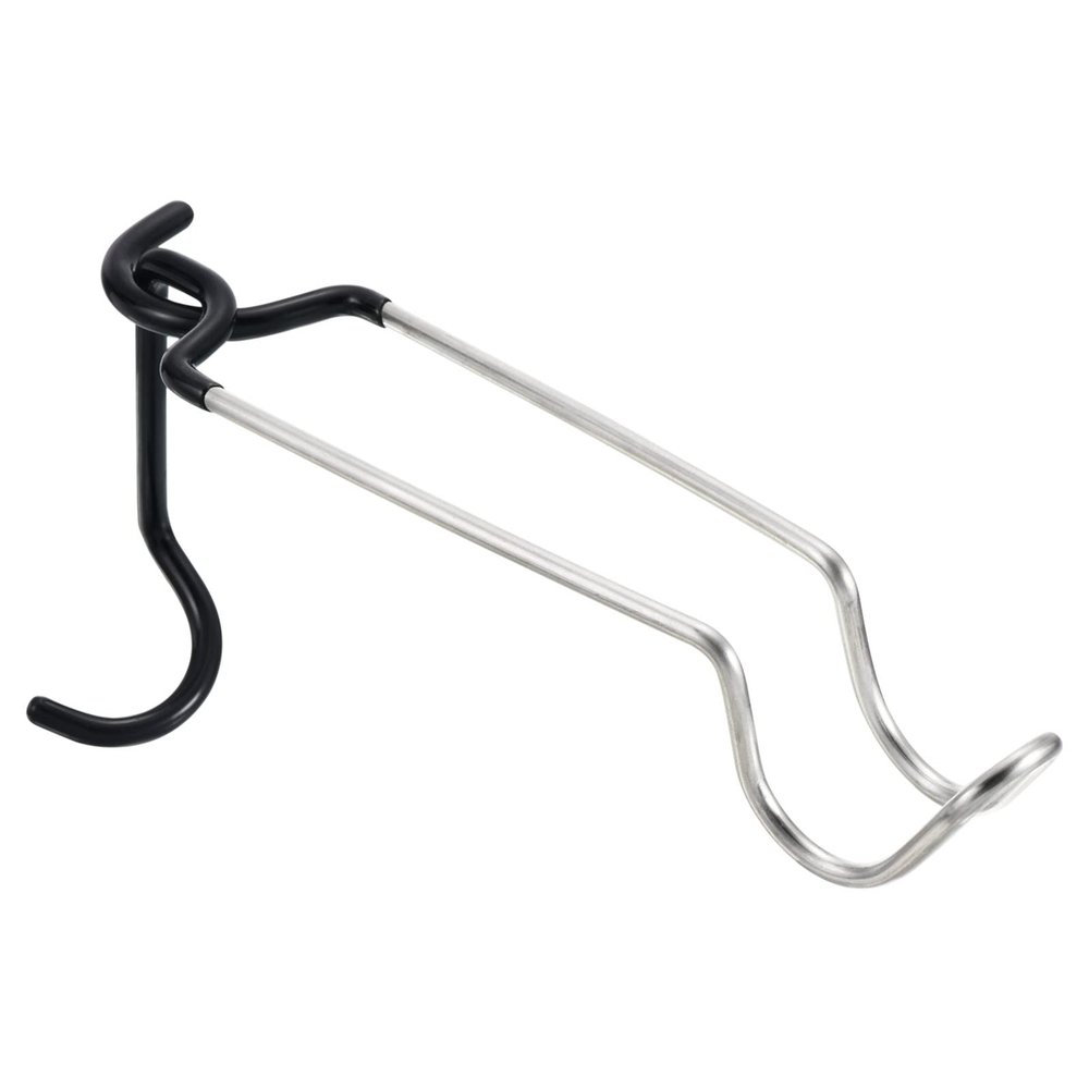 PATIKIL Camping Hook Hanger, Tent Accessories Camping Lantern Non-Slip Lamp Pole Hanger for Outdoor Hiking, Black