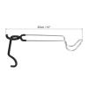 PATIKIL Camping Hook Hanger, Tent Accessories Camping Lantern Non-Slip Lamp Pole Hanger for Outdoor Hiking, Black view 2