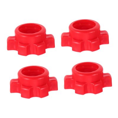 Veemoon 4pcs Dumbbell Bar Nuts Barbell Fixing Screws for Home Fitness Equipment Easy to Install Clamps for Secure Weight Lifting Accessory