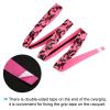 PATIKIL Racket Overgrip with Damping Ridges, 2 Pack PU Grip Tape Non-Slip Absorbent Camo Pattern for Tennis Badminton Fishing Rod, Pink view 4