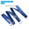 PATIKIL Racket Overgrip with Damping Ridges, 2 Pack PU Grip Tape Non-Slip Absorbent Camo Pattern for Tennis Badminton Fishing Rod, Blue view 2