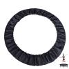 Mini Trampoline Spring Cover for Adults Fitness, Exercise Trampoline Mat Replacement for Adults, 800D 3 Layer Thickened Tear-Resistant Oxford Cloth Trampoline Parts Replacement Pad,Black,114cm 45inch view 1