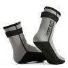 Lo's Douia Swiming Neoprene Socks 3mm Wetsuit Socks Thermal Anti-Slip Water Booties for Men Diving Surfing (Gray, XS) view 1