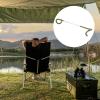 PATIKIL Camping Lantern Hook Hanger, 4 Pack Camping Equipment Tent Lamp Hook Pole Hanger for Outdoor Hiking, Olive Green view 4
