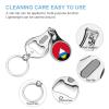 Antigua and Barbuda Flag Nail Clipper Durable Metal Nail Cutter with Nail File with Keychain for Men Women view 3