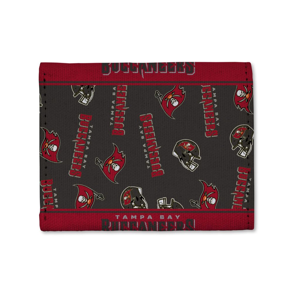 Rico Industries NFL Football Tampa Bay Buccaneers Canvas Trifold Wallet - Great Accessory