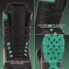 5th Element Lace Up and Dial Snowboard Boots for Women-Compatible with Strap Snowboard Bindings with Waterproof Liners-All Mountain Snowboarding Womens Sizes (Black/Teal, 9.0) view 2