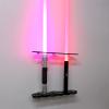 HHUXIUE Lightsaber Wall Mount, Vertical Lightsaber Wall Mount Holder Black Acrylic Display Stand for Most Lightsabers, Heavy Duty Light Saber Wall Mount (Black, 6 Hole) view 4